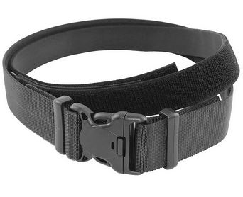 Correctional officer deals duty belt