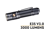 Portable and Powerful are the only things that comes to mind when you talk about the all-new Fenix E35 V3.0. This new and improved version only measures 4.6 inches in length and has a total of 3000 Lumens