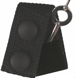 Belt Keeper with Hidden Key Pouch