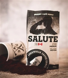 Salute Blend - From the deepest, darkest corners of South America, we present our new medium roast to you - Salute coffee blend. A unique coffee with amazing, nuanced flavours and balanced sweetness.