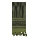 Wear this shemagh scarf as a face mask, balaclava, or headwrap.