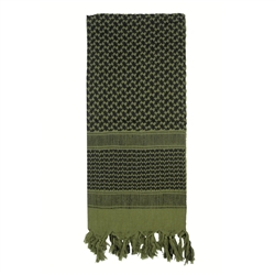 Wear this shemagh scarf as a face mask, balaclava, or headwrap.