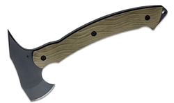 Designed as the ultimate belt-mounted breaching tool, the full-size Toor Knives Tomahawk carries most of its weight in the head, which increases impact force, when swung.  now in Canada