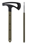 Designed as a lightweight, traditional throwing tomahawk, our all-new Brawker features a skeletonized head and partial tang construction