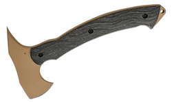 Designed as the ultimate belt-mounted breaching tool, the full-size Toor Knives Tomahawk carries most of its weight in the head, which increases impact force, when swung.