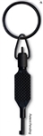 The flat knurled swivel key from Zak Tool is compatible with most standard handcuffs.